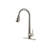 Topcraft Single Handle Single Hole Pull Down Kitchen Sink Faucet with Deck Plate-71541377