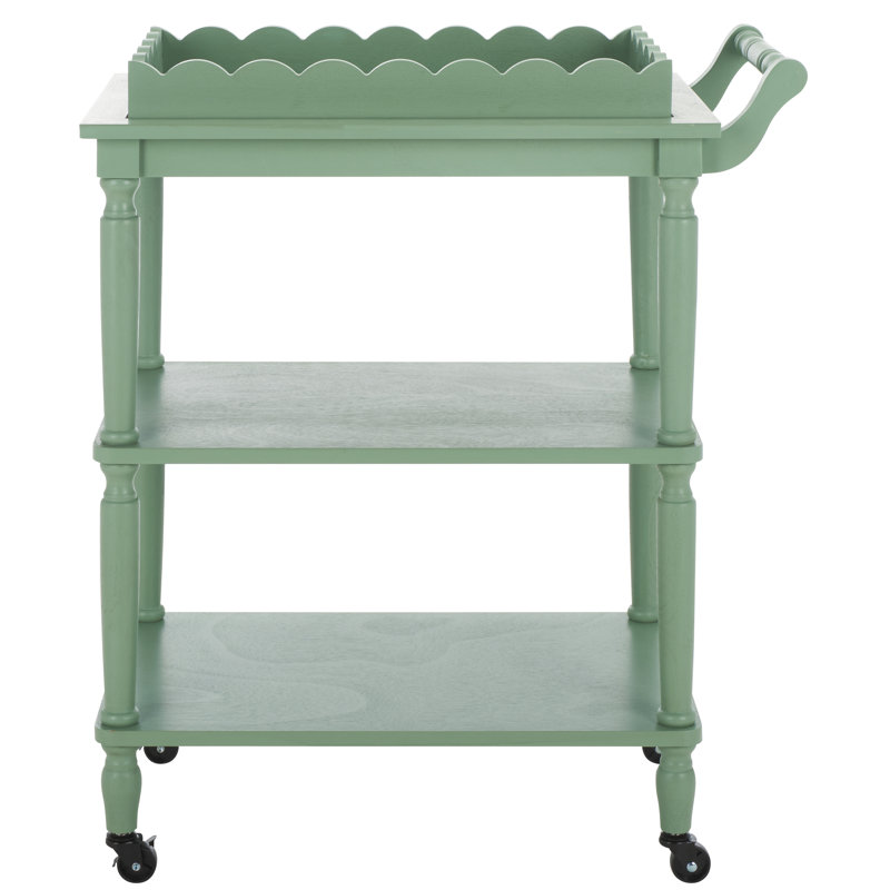 Haven 3 Tier Dining Cart, Sage Green