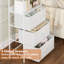 128.5cm H x 51.5cm W Metal Standard Bookcase-1643050811