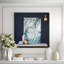 Aqua Azul II by John Beard - Artist Enhanced Canvas Print-17306286