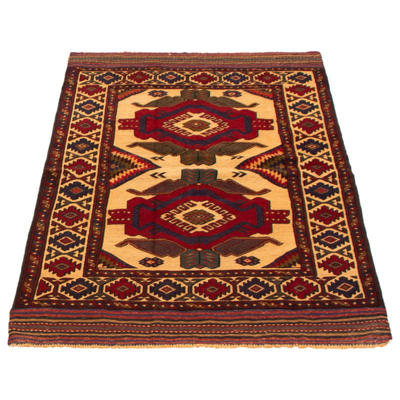 Tapis brun clair 4 pi 1 po x 6 pi 4 po Miruna