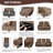 Wald 3 Seats Jacquard Recliner Chair Covers Furniture Protector Recliner Slipcovers With Elastic Bottom For Kids Pets-1282451957