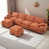 Velours côtelé orange
