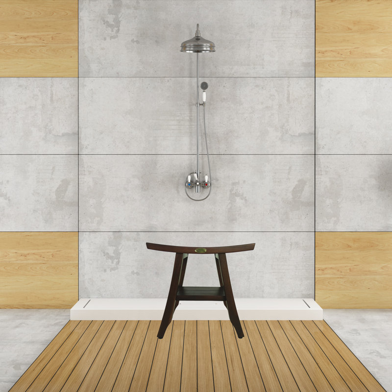 Banc de douche en teck DecoTeak Satori
