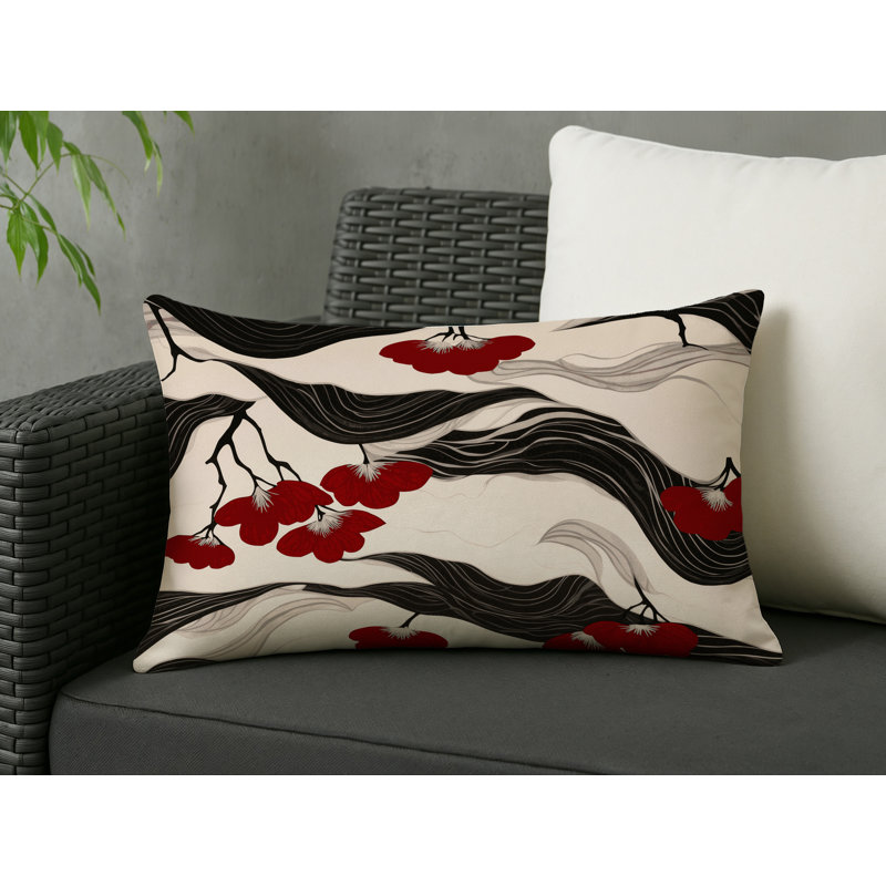 Spring Drift Indoor And Outdoor Pillow, Rectangle 20"H x 14"W