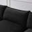 105" Modular Sectional Couch,Upholstered Soft Chenille Fabric Sofa,3 Seater With Ottoman L Shape Sofa Black-1783489874