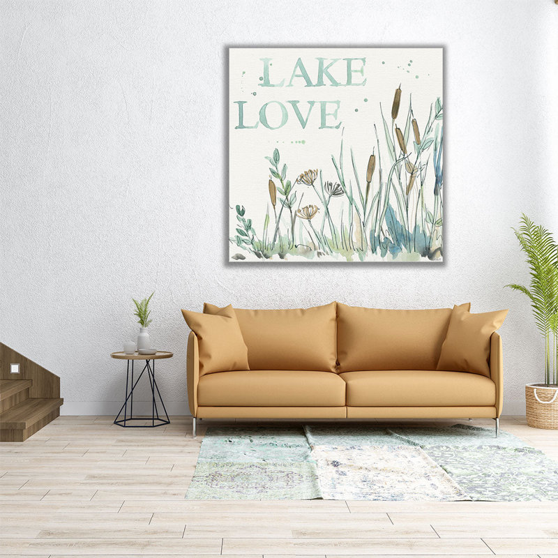 Lakehouse VI - reproduction d'art sur toile, H 12 po x l 12 po
