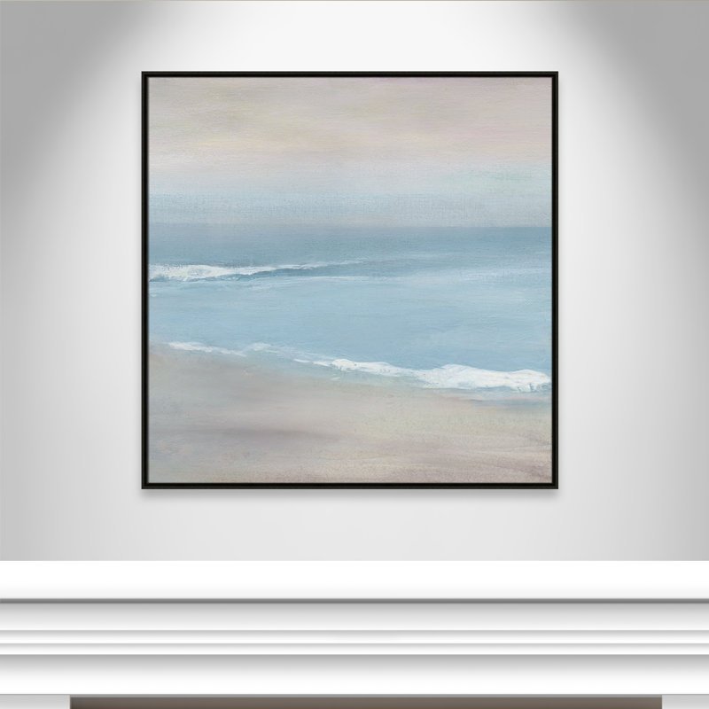 «Rose Reflections Print» par Carol Robinson, H 41,5 po x l 41,5 po, Flottant espresso