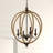 Warwickshire 6 - Light Dimmable Globe Chandelier