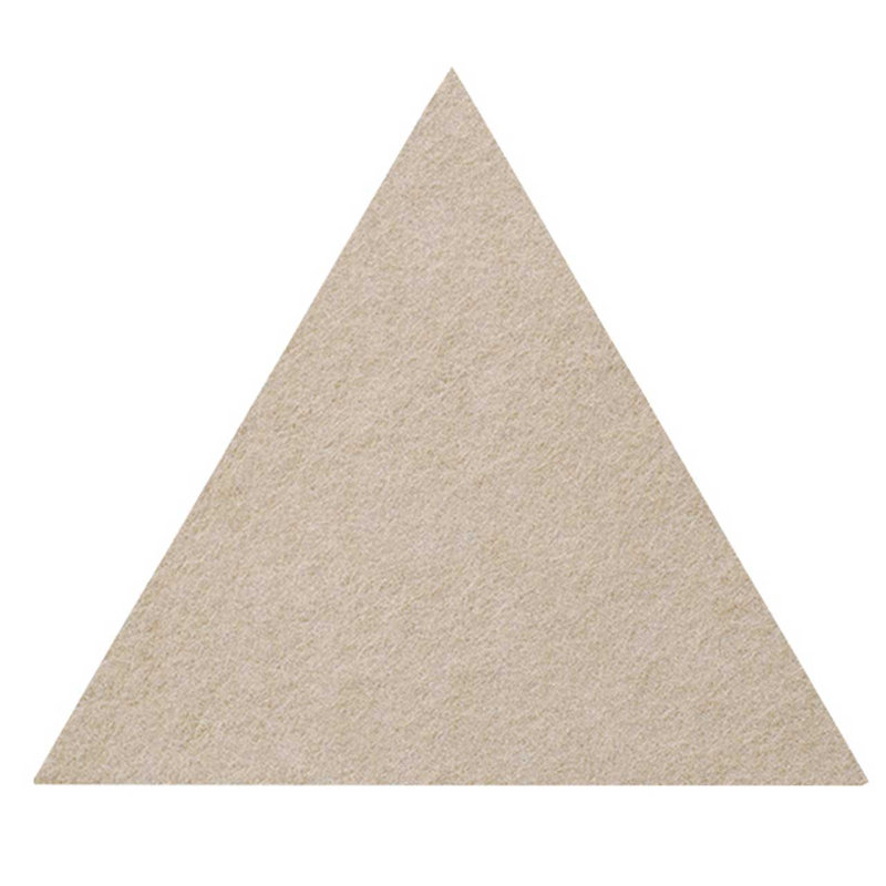 Triangles sonores Soundsorb - fixation murale, Beige, L 24 po x H 24 po