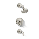 Purist® Rite-Temp Pressure-Balancing Bath and Shower Faucet Trim with Push-Button Diverter, 7-3/4" Spout and Lever Handle, Valve Not Included