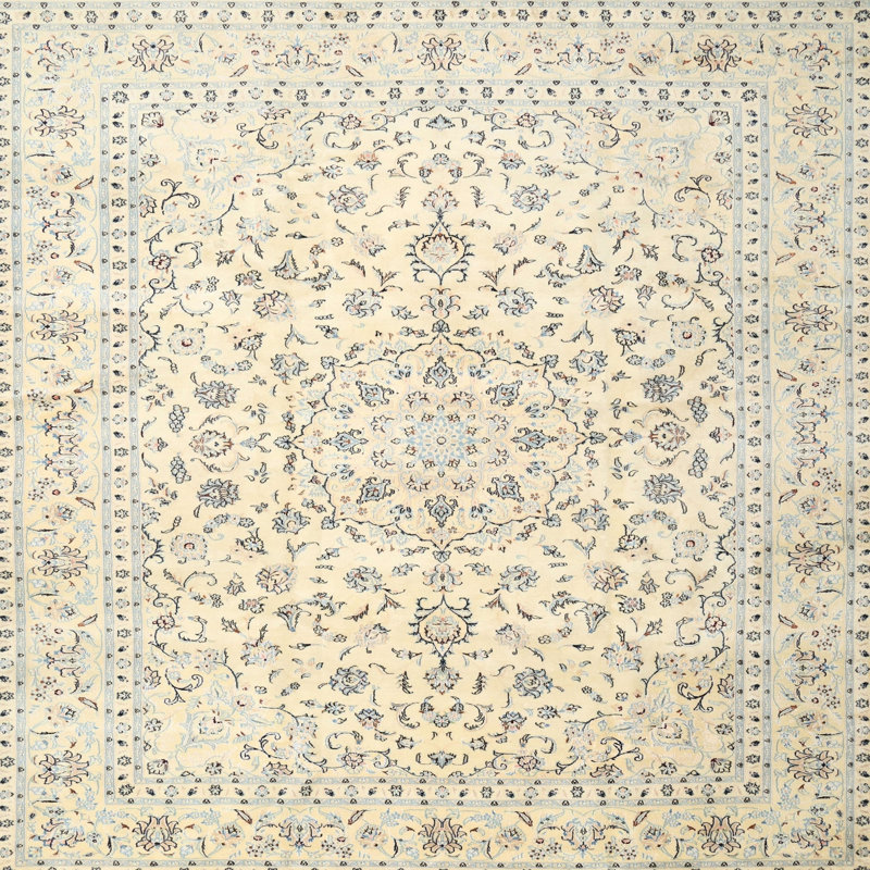 Kirstin Floral Indoor Rug, Round 6'