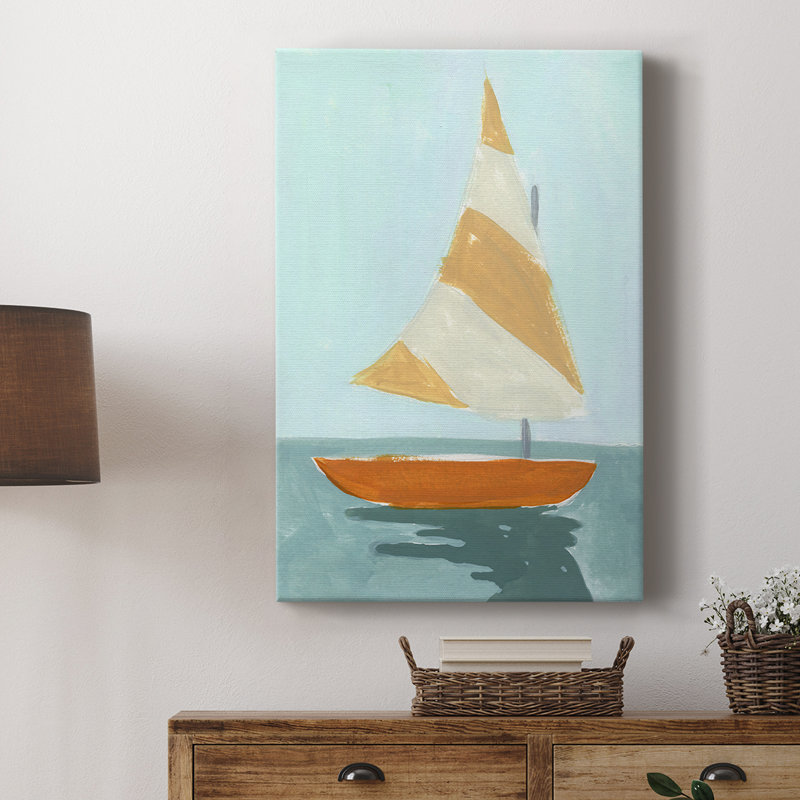 Petite voile I - galerie sur mesure, H 18 po x l 12 po