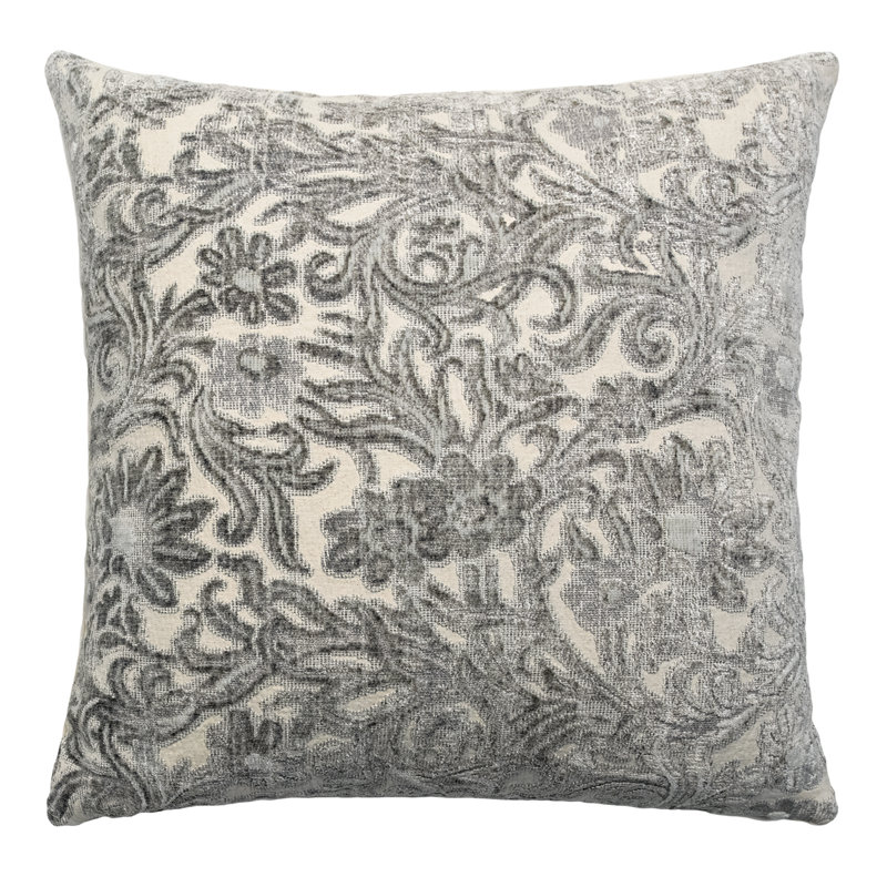 Prospect Park Lumbar Pillow Cover & Insert, Shale Floral