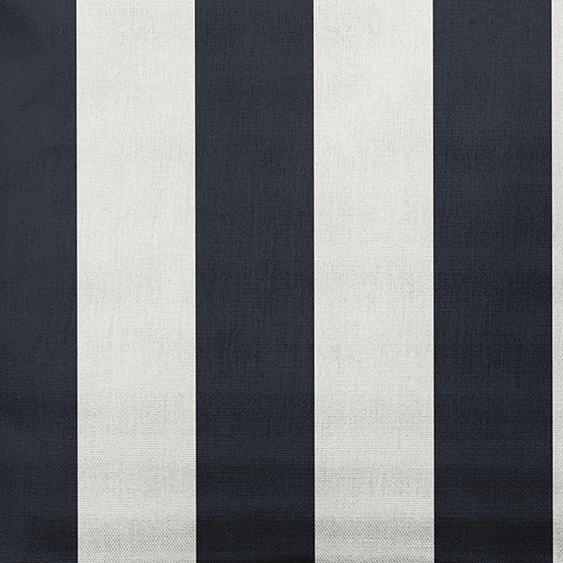 Coussin Stripe, 18 po x 18 po, Bleu requin