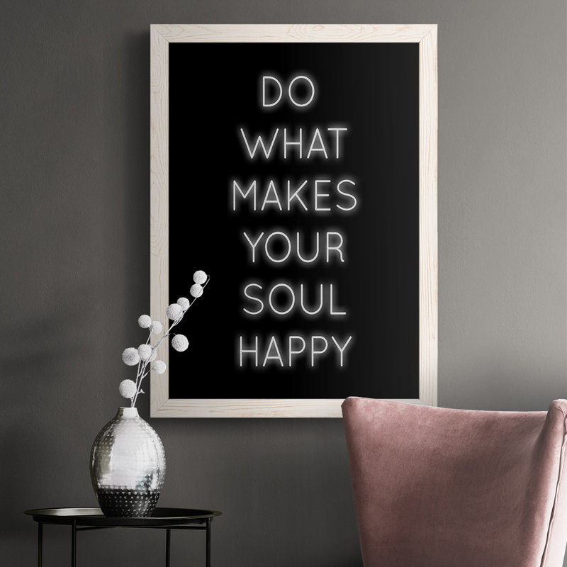 Foxborough Soul Happy, reproduction d'art sur toile, H 37,5 po x l 27,5 po x P 1,25 po, Blanc