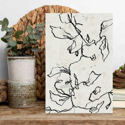 Contemporary Art Abstract Contemporary Winter Landscape Wall Art 1 Piece Wrapped Canvas Wall Art