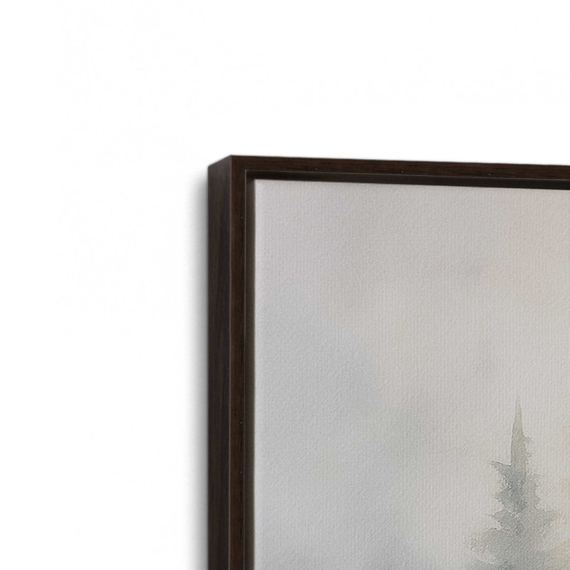 Snowlit Pines Canvas Art Print, 12.75" H x 18.75" W, American Maple