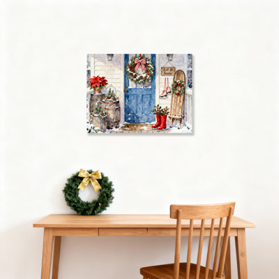 Porte, art mural sur toile