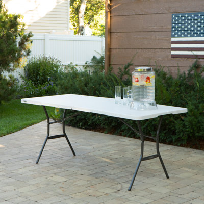 Lifetime 6-Foot Fold-In-Half Table