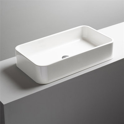 WS Bath Collections Cosa 17.7'' Ceramic Rectangular Bathroom Sink