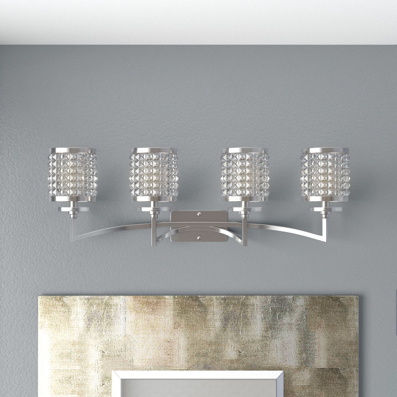 Belisle 4 - Light Dimmable Vanity Light, Brushed Nickel