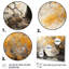 Décoration murale bouddhisme gris et jaune II - Bouddhisme-91509126-91509122-119711838