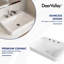 Lavabo de salle de bain rectangulaire en porcelaine vitrifiée avec trop-plein 23,82 po x l 18,9 po x H 6,69 po DeerValley-108607976