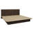 ZEN ALPHA – Platform Bed with Headboard – Easy Assembly, No Box Spring Required-857374251-841237469
