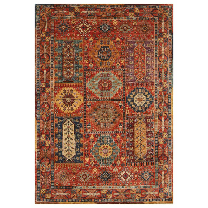 One-of-a-Kind 4' X 6' Hand Knotted Area Rug