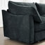 Siège large à 3 places avec repose-pieds, canapé modulaire gris chenille pour le salon, tiroir coulissant sous chaque siège, tissu lisse et lisse, canapé-lit de cinéma disponible en plusieurs tailles, usure-121369209