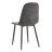 5-Piece Modern Industrial Rectangular Wood Dining Set with Upholstered Chairs-807072785-840745459