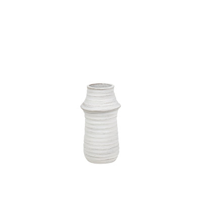 WHITE CERAMIC VASE