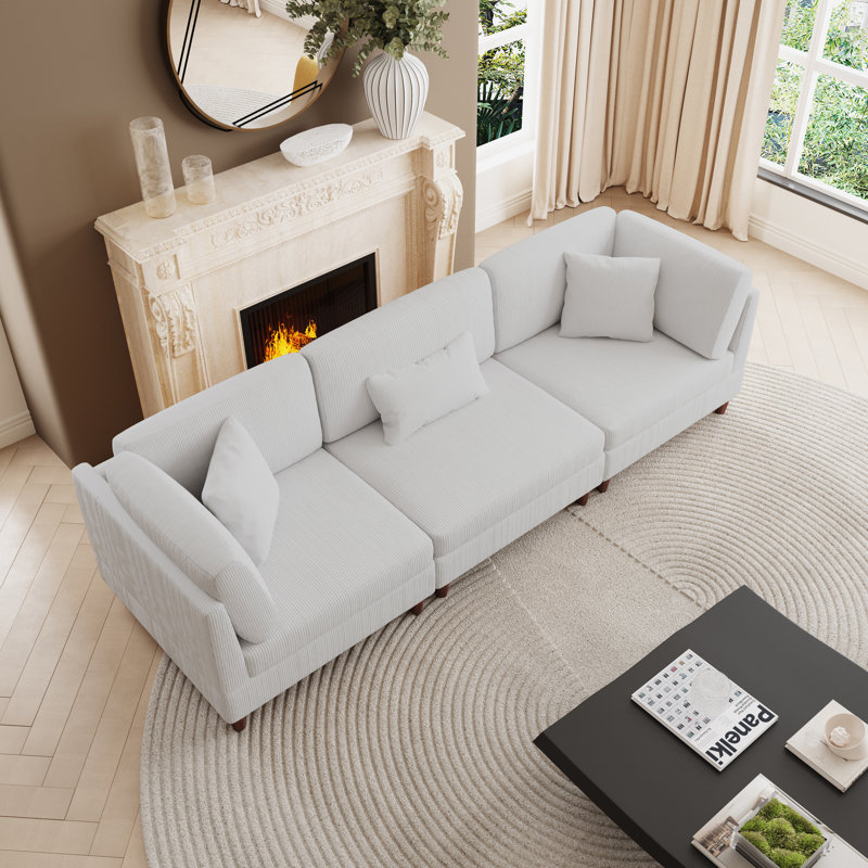 Seemab Modular Corner Sofa, Sea Salt Grey