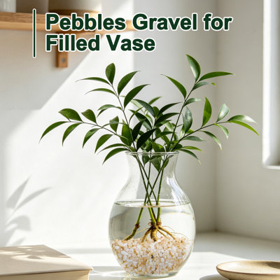 1/5 Inch Natural Decorative Pea Gravel Rocks