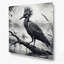 Art mural gris sur toile faune-537537185