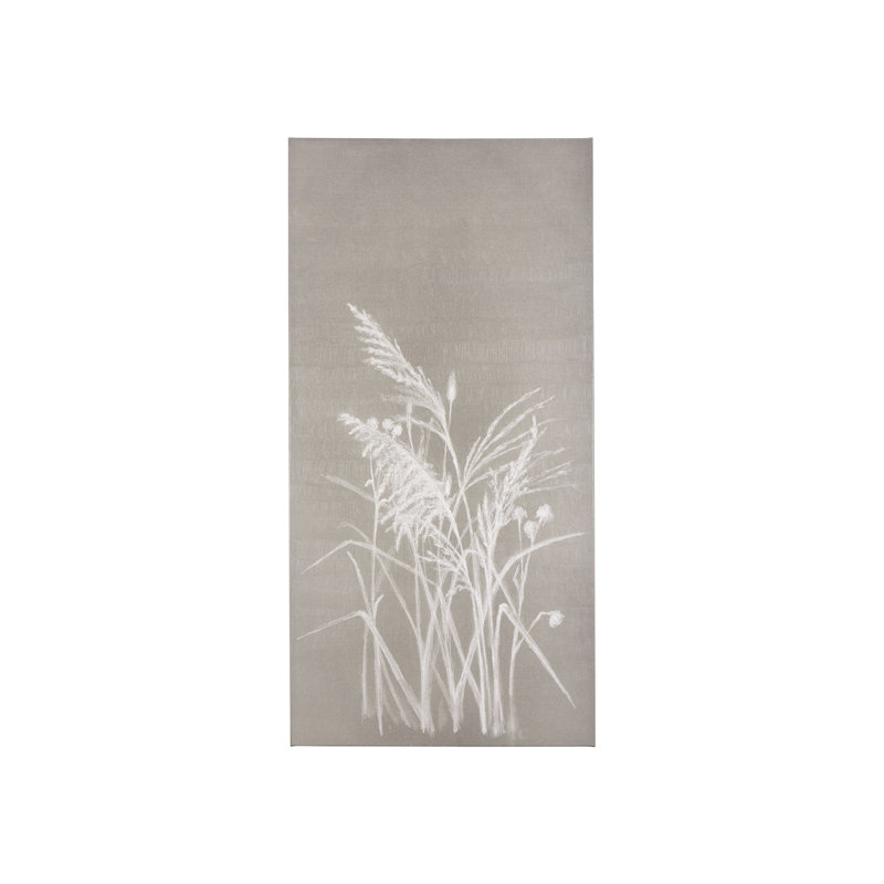 Toile texturée embellie à la main «Growing Long The River IV», H 40 po x l 20 po x P 1,5 po