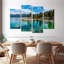 Green Lake Tahoe Wall Art Multi Piece Canvas Print-1425298241