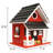 Hen House Birdhouse - Red