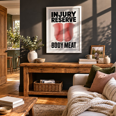 Body Meat Typography - Print