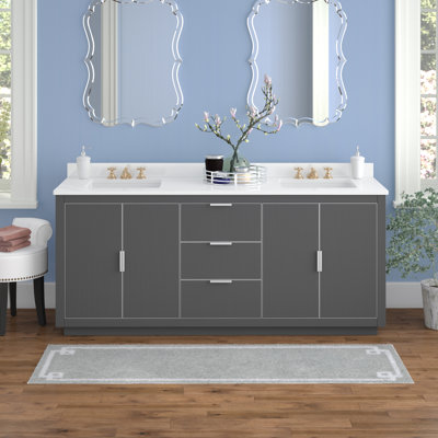 Ensemble de meuble-lavabo double 73 po Salise