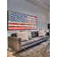 « usa flag » par parvez taj,, reproduction d’art sur toile tendue-10571281