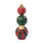 Décoration de boule de Noël classique empilée