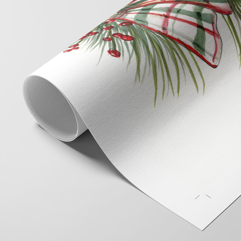 Holiday Bells - Impression sur toile seulement - NON-CADRE, H 18 po x l 12 po