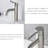 Compliant, Brushed Nickel Stainless Steel, Single Hole Bathroom Faucet, Aerated Waterfall Stream, Single Design, Setup, Spot-, Modern Style, Home Bath 6.4" High Faucet Of 1.2Gpm Installation, Spot--125221967
