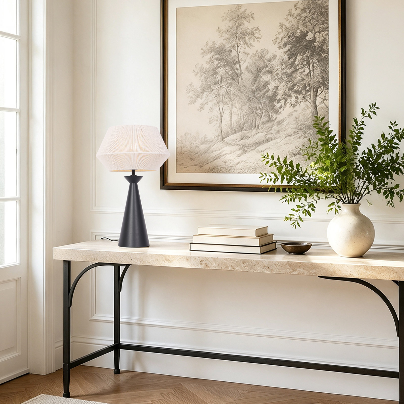 Solid Wood Table Lamp