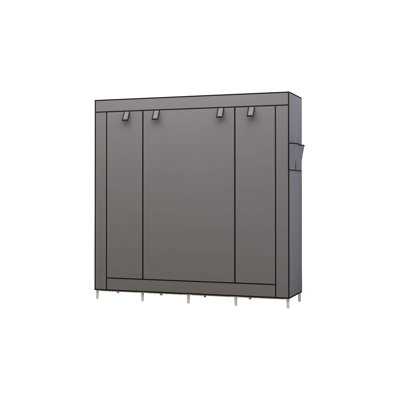 Portable Closet Large Wardrobe Closet Clothes Organizer with 6 Storage Shelves