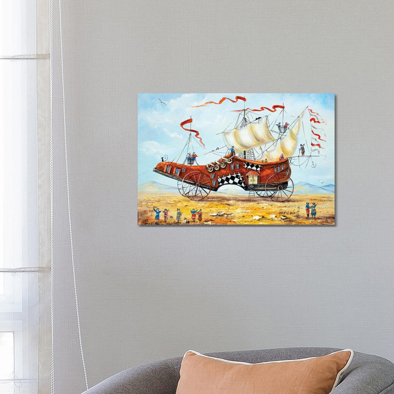 Traveler''s Shoe by Natalia Grinchenko - Wrapped Canvas Print, 66.04 cm H x 45.72 cm W