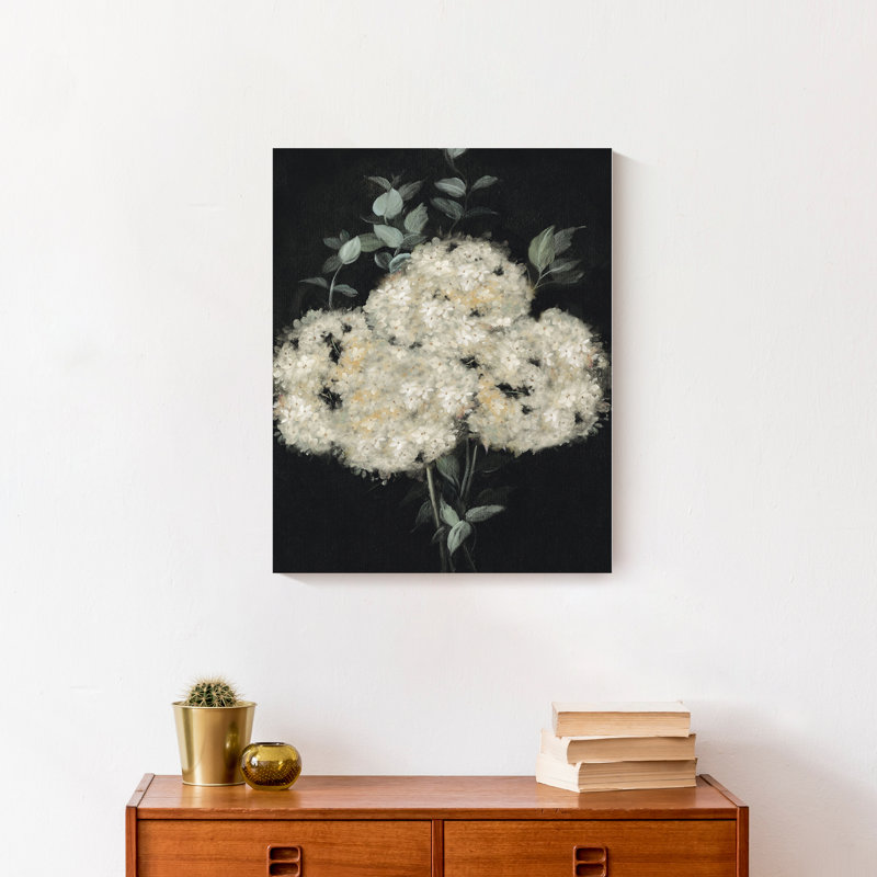 " Moody Hydrangeas ", 20" H x 16" W x 1.25" D