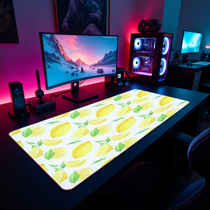 Polyester Desk Pad, 31.5x15.5